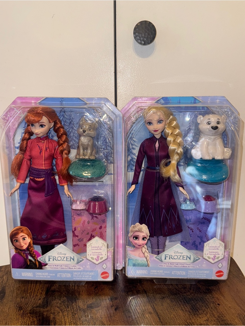 Disney Frozen Anna & Elsa Dolls with Animal Companions